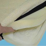 Aidapt comfortabel kussen met uitneembare gelzak voor verwarming of verkoeling - Beige / Zwart