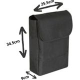 Aidapt - Armleuningtas - Rolstoel - Zwart - Waterdicht - Klittenband Sluiting