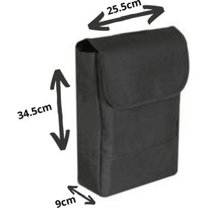 Aidapt - Armleuningtas - Rolstoel - Zwart - Waterdicht - Klittenband Sluiting