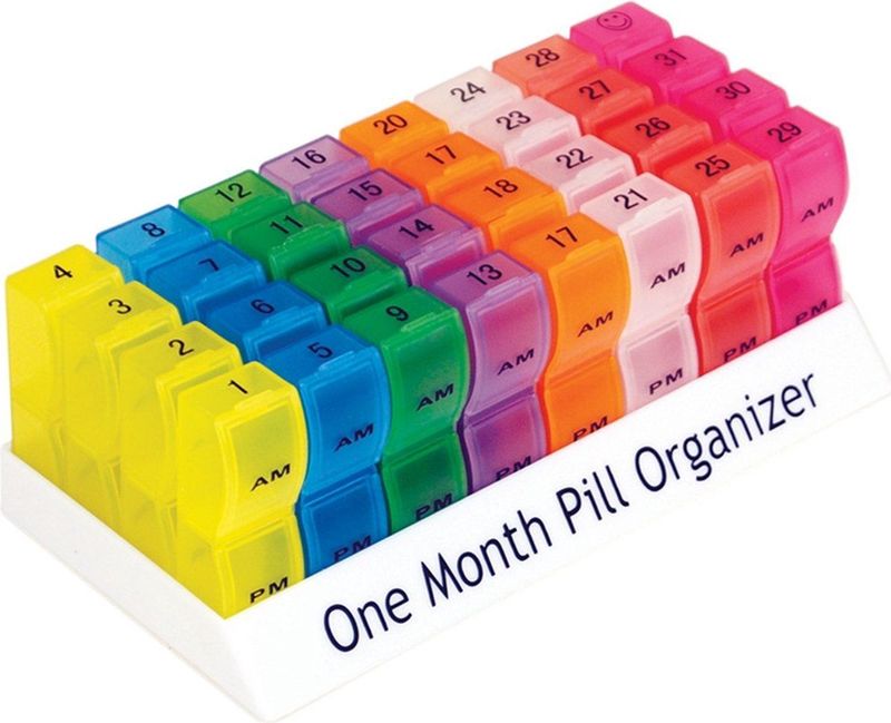 Aidapt pillendoosje voor de hele maand