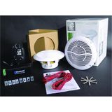 E-Audio Bluetooth Plafond Speaker Set - 2 witte speakers - 1 bluetooth module