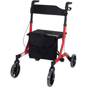 Aidapt rollator lichtgewicht - rood