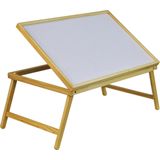 Aidapt Bedtafel - inklapbare poten - verstelbaar blad - hout - 65x40x35cm