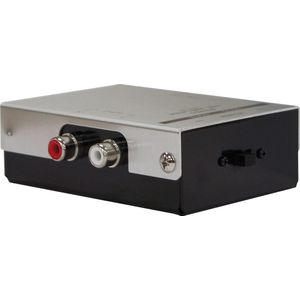 Phono Voorversterker met RIAA op 9V batterij