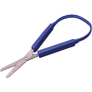 Aidapt easy-grip lusschaar - blauw