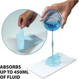 Aidapt - Toiletemmer Zakken - Doos van 50 - Lekvrij Materiaal - Absorberende Pads