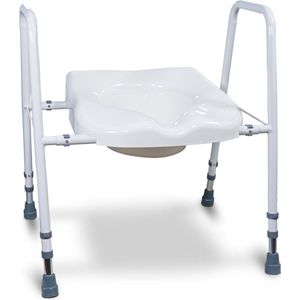 Solo President breedte- Toiletframe verstelbare toiletbril en frame