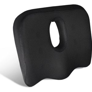 Aidapt - Coccyx Zitkussen - Ergonomisch - Zwart - Schuim