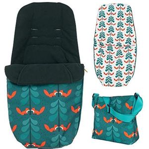 Cosatto Giggle Fox Friends 2-in-1 accessoireset - luiertas en voetenzak voor het hele jaar door