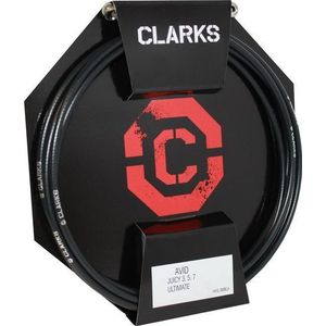 Clarks Hydraulic brake cable CLARK'S AVID SRAM (Elixir, CR, XX, XO) met ends front end 3000mm zwart