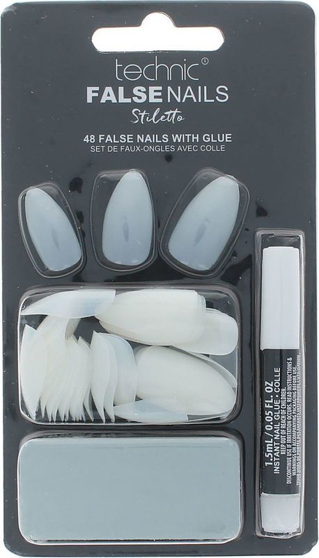 Technic - False Nails - Stiletto - Kunstnagels - 24 Stuks