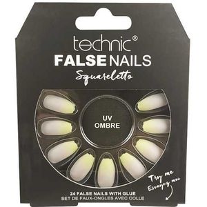 Technic False Nails Squareletto UV Ombre 24 st