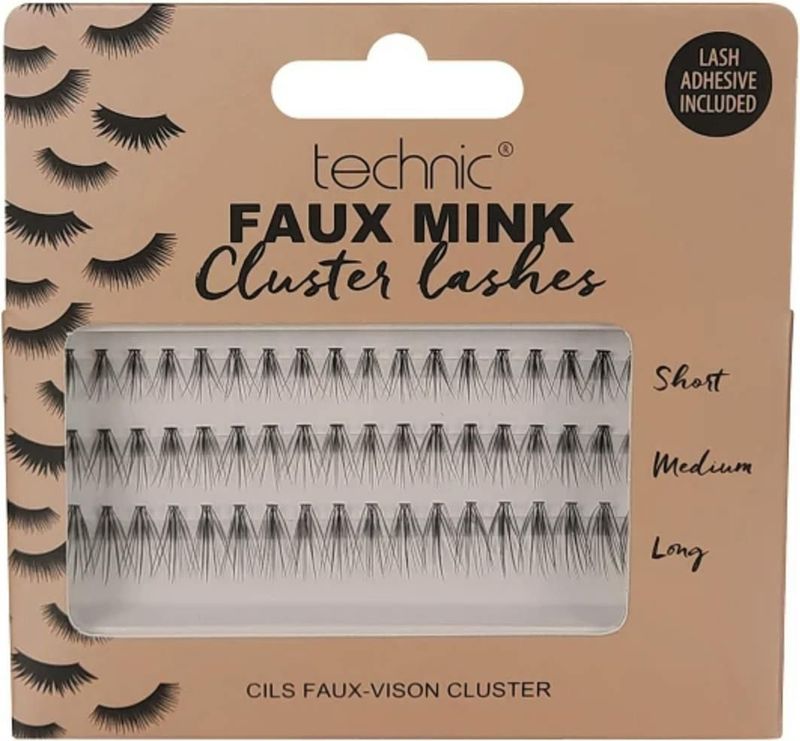 Technic - Faux Mink - Individuele Cluster Wimpers - 54 stuks