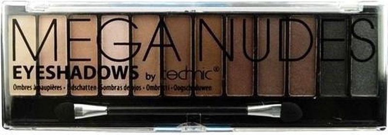 Technic - Mega Nudes - Oogschaduw Palette - 12 Kleuren