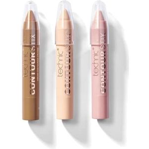 Make-Upstiften - Bruin/Ivoor/Roze - Romige Textuur - 3-in-1 Set