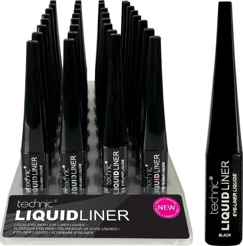Technic - Liquid Liner - Zwart - Vloeibare Eyeliner