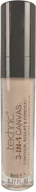 Technic - 3in1 Canvas Concealer - Porselein - 8 ml