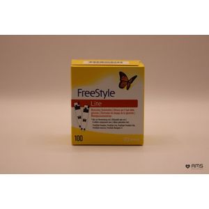 Freestyle - Lite Strips - Teststrips - 100 Stuks - Voor Glucosemeter