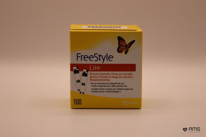 Freestyle - Lite Strips - Teststrips - 100 Stuks - Voor Glucosemeter