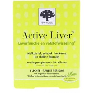 New Nordic Active liver 30 tabletten