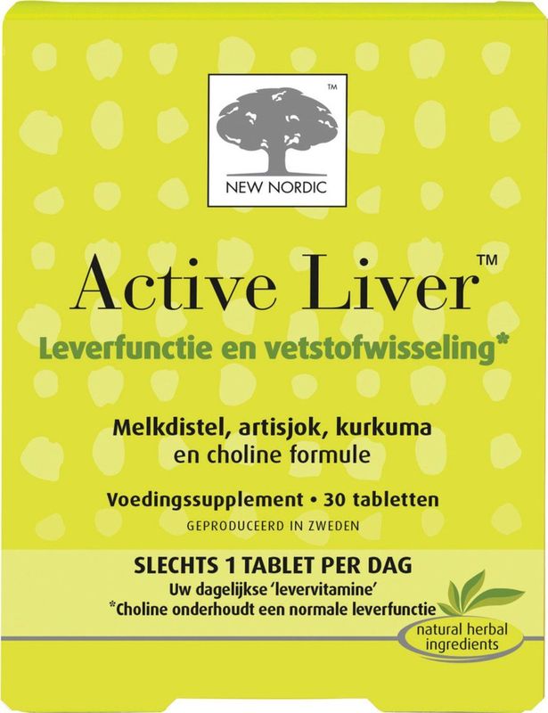 New Nordic Active liver 30 tabletten