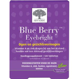 New Nordic Blue berry eyebright 120 tabletten