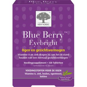 New Nordic Blue berry eyebright 120 tabletten