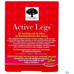 New Nordic - Active Legs - Tabletten - 30 Stuks - Plantaardig Extract