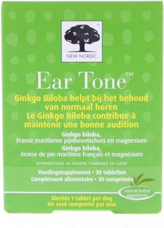 New Nordic Ear Tone, evenwicht & zenuwen 30 tabletten