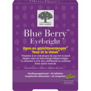 New Nordic Blue Berry Eyebright - 60 tabletten