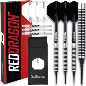 RED DRAGON - Pegasus: Softip Tungsten Steel Dartpijlen Professioneel - 16 gram vat, 18 gram totaal gewicht