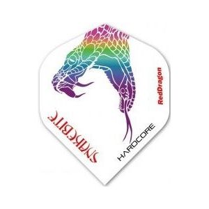 Reddragon Snakebite Hardcore Special Dart Flights - Snake Head White