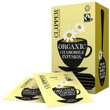 Thee Clipper infusion chamomile bio 25 zakjes | 6 stuks