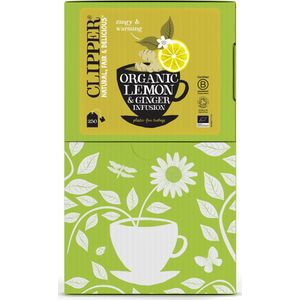 Clipper Tea - Organic Wild Lemon & Ginger - 250 zakjes