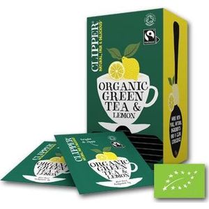 Clipper green tea lemon bio - 6 stuks