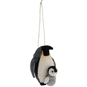 Trimits Naaldvilten, knutselset, Kerstmis, inclusief instructies voor het vullen van scheerwol, pinguïns