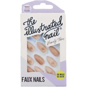 The Illustrated Nail Barely There Faux Nails  24 stk.