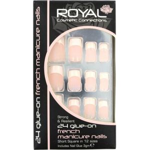 Royal - French Manicure - Kunstnagels - 24 Stuks