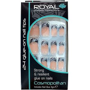 Royal - Cosmopolitan - Kunstnagels - 24 Stuks - Inclusief Lijm