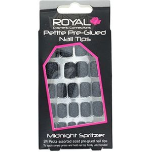 Royal - Midnight Spritzer - Kunstnagels - Zwart - 24 Stuks