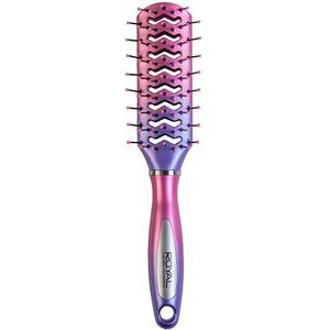 Royal - Mini Ombre - Haarborstel - Paars - Ventilatiegaatjes