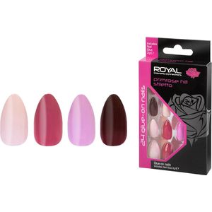 Royal - 24 Stiletto Glue-On Nails - Primrose Hill - Kunstnagels