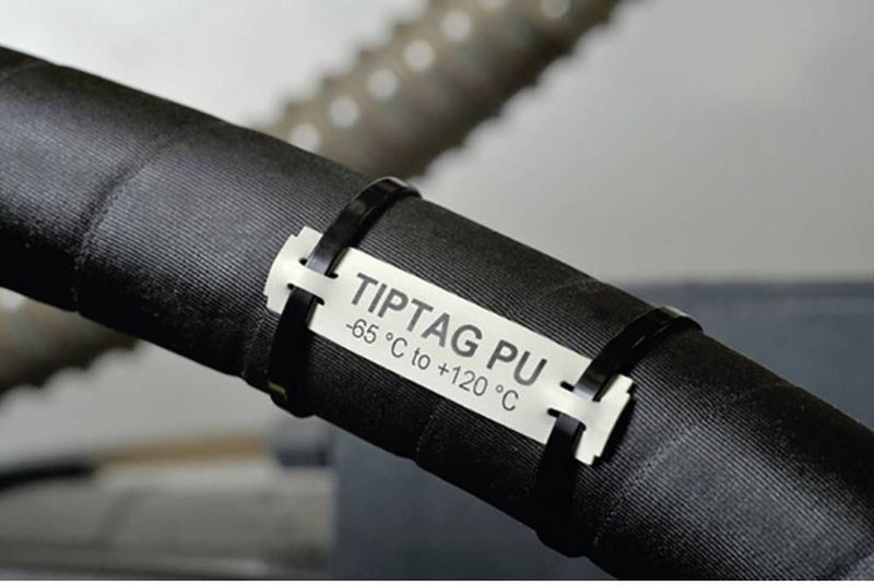 HellermannTyton - TTAGPU11X65WH-PUR-WH - Etikethouder - Wit - UV-bestendig