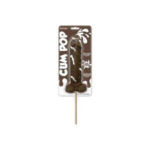 Penis met Cum Lolly met Donkere Chocolade Smaak