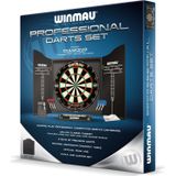 Winmau Pro Diamond Dartset - kabinet, dartbord en 2 dartpijlen