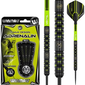 WINMAU - Michael van Gerwen MvG Adrenalin: Steeltip Tungsten Dartpijlen Professioneel - 23g