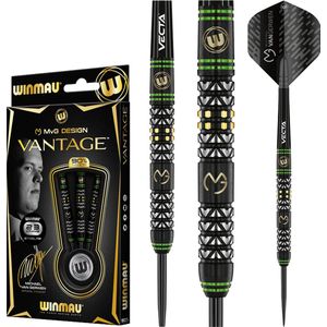 WINMAU - Michael van Gerwen MvG Vantage: Steeltip Tungsten Dartpijlen Professioneel - 23g