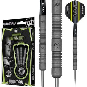 WINMAU: Michael van Gerwen MvG Exact: Steeltip Tungsten Dartpijlen Professioneel - 21.5g