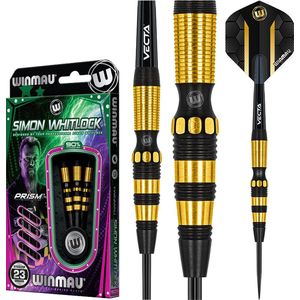WINMAU - Simon Whitlock Onyx: Steeltip Tungsten Dartpijlen Professioneel - 23g
