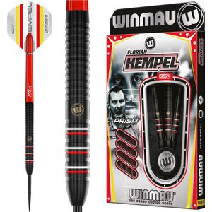 WINMAU - Florian Hemple Pro Series: 85% Steeltip Tungsten Dartpijlen Professioneel - 23g